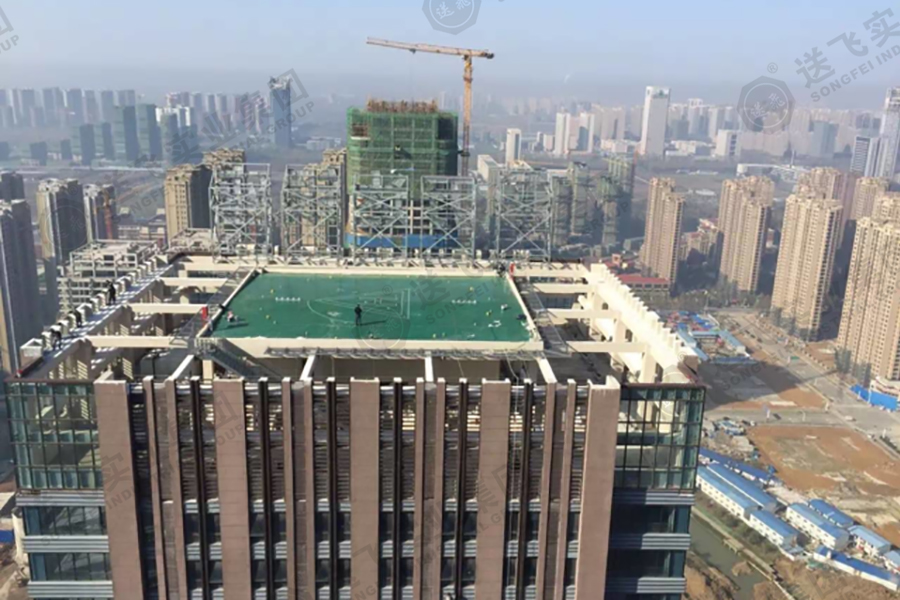安徽合肥?新城國際 高架直升機(jī)場的施工現(xiàn)場圖 安徽合肥?新城國際 高架直升機(jī)場的施工現(xiàn)場圖.jpg